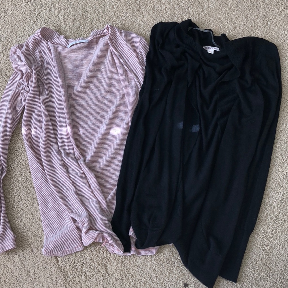 2 light weight cardigans